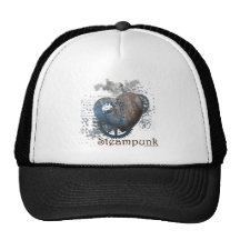 Coeur riveté par amour de Steampunk Casquette