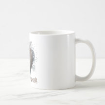 Coeur riveté par amour de Steampunk Tasse À Café