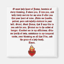 Coeur sacré de Jésus Aimant Pour Réfrigérateur
