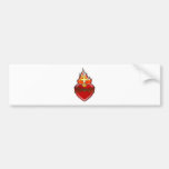 Coeur sacré de Jésus Autocollant Pour Voiture