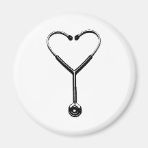 Coeur Stethescope Aimants