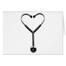 Coeur Stethescope Carte