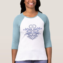 Coeur tribal lesbien t-shirts