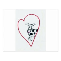 COEUR VACHE0001.jpg Carte Postale