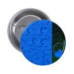 Coeurs bleuâtres aimables et motif vérifié pin's