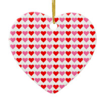 Coeurs, coeurs, coeurs ornements