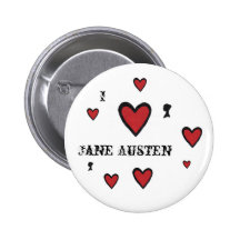coeurs, coeurs, coeurs, tête, coeurs, coeurs, h… badge