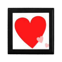 Coeurs d'amour boîtes à souvenirs