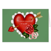 Coeurs d'amour de Valentine Carte