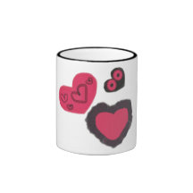 Coeurs d'amour tasse
