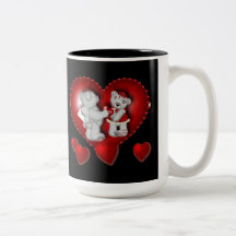 Coeurs d'amour - tasses