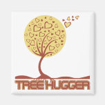 Coeurs d'arbre de Hugger d'arbre Aimants