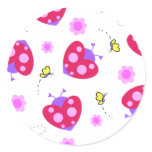Autocollants coccinelle