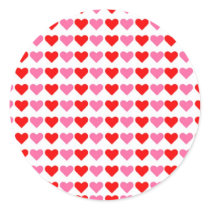 Coeurs de coeurs de coeurs autocollants