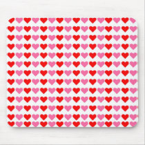 Coeurs de coeurs de coeurs tapis de souris