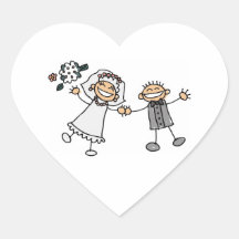 Coeurs de mariage d'adhesivo de sello de boda de L Adhésif