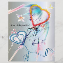 Coeurs de Saint-Valentin de ballon Prospectus Avec Motif