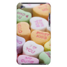Coeurs de sucrerie de conversation étuis barely there iPod