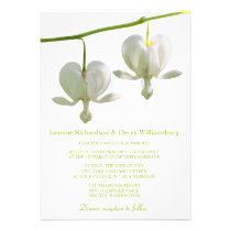 Coeurs épousant des invitations invitations