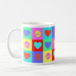 Coeurs et baisers mug