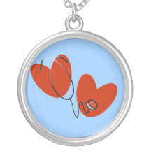Coeurs et T-shirts et cadeaux de stéthoscope Pendentif