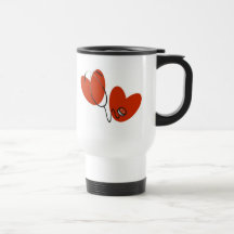 Coeurs et T-shirts et cadeaux de stéthoscope Tasse