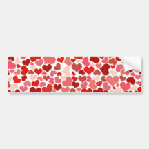Coeurs mignons autocollants pour voiture