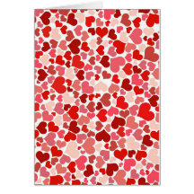 Coeurs mignons carte