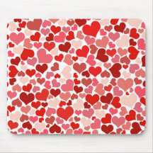 Coeurs mignons tapis de souris