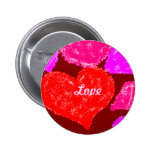 Coeurs Pin's Avec Agrafe