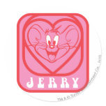 Coeurs roses de Jerry autocollants