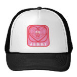 Coeurs roses de Jerry casquettes