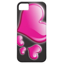 coeurs roses iPhone 5 case