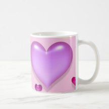 Coeurs roses pour la Saint-Valentin - Tasses À Café