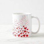 Coeurs rouges mug