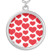 Coeurs rouges pour Valentine - Colliers