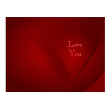 Coeurs rouges sang cartes postales