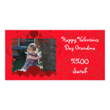 Coeurs Valentine Photocard Cartes De Vœux Avec Photo