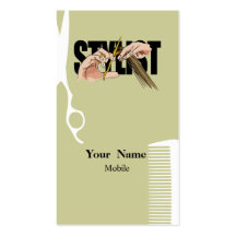Coiffeur Cartes De Visite Personnelles