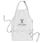Coiffeur (ciseaux/rose) tablier