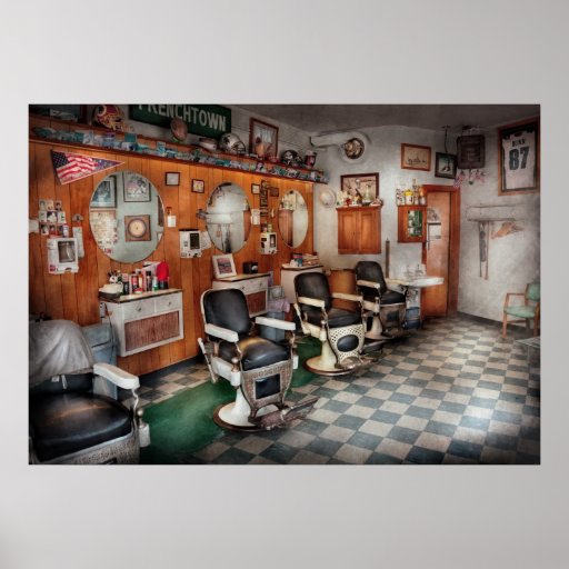 Coiffeur - coiffeurs de Frenchtown Posters
