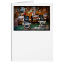 Coiffeur - Frenchtown, NJ - deux vieilles chaises  Cartes De Vœux