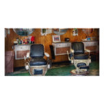 Coiffeur - Frenchtown, NJ - deux vieilles chaises  Photocarte Personnalisée