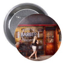 Coiffeur - raseur-coiffeur - heure pour une coupe  pin's
