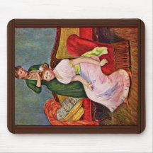 Coiffure de La par Pierre-Auguste Renoir Tapis De Souris