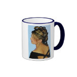 coiffure de tasse de hairsalon - customisée