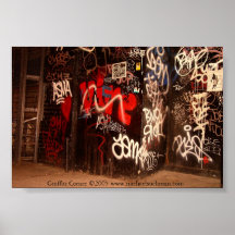 Coin de graffiti posters