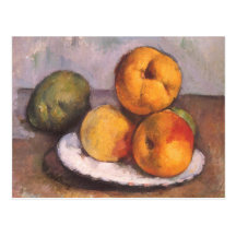 Coing, pommes, poires, Cezanne, de cru toujours la Carte Postale