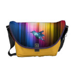 Colibri coloré dans le spectre sacs messenger