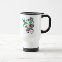 Colibri d'arc-en-ciel tasse